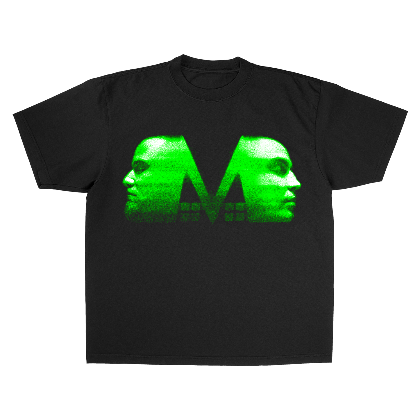 M Faces Black Tee (PRE ORDER)