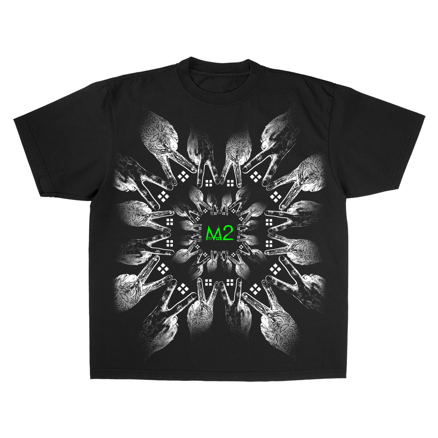 Peace Black Tee